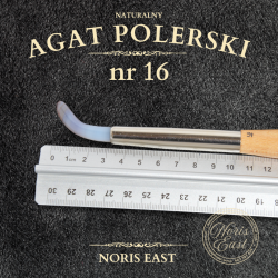 Agat polerski Nr 16 – naturalny kamień do polerowania złoceń | NORIS EAST