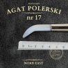 Agat polerski Nr 17 – naturalny kamień do polerowania złoceń | NORIS EAST