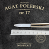 Agat polerski Nr 17 – naturalny kamień do polerowania złoceń | NORIS EAST