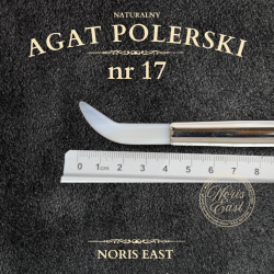Agat polerski Nr 17 – naturalny kamień do polerowania złoceń | NORIS EAST