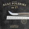 Agat polerski Nr 17 – naturalny kamień do polerowania złoceń | NORIS EAST