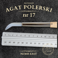 Agat polerski Nr 17 – naturalny kamień do polerowania złoceń | NORIS EAST