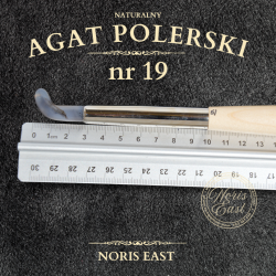 Agat polerski Nr 17 – naturalny kamień do polerowania złoceń | NORIS EAST