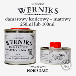 Werniks damarowy końcowy MATOWY | 250 ml lub 100ml