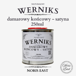 Werniks damarowy końcowy -  Satyna | 250 ml lub 100ml, Noris East