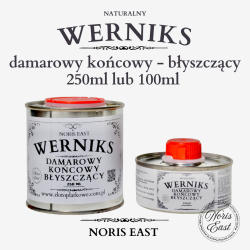 Werniks damarowy końcowy -  błyszczący | 250 ml lub 100ml