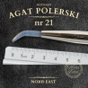 AGAT POLERSKI NR 21 – NATURALNY KAMIEŃ DO POLEROWANIA NA WYSOKI POŁYSK - NORIS EAST