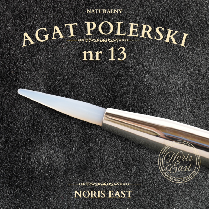 AGAT POLERSKI NR 13 – NATURALNY KAMIEŃ DO POLEROWANIA ZŁOCEŃ - NORIS EAST