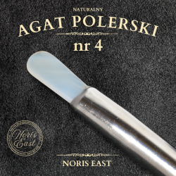 AGAT POLERSKI NR 4 – NATURALNY KAMIEŃ DO POLEROWANIA ZŁOCEŃ - NORIS EAST