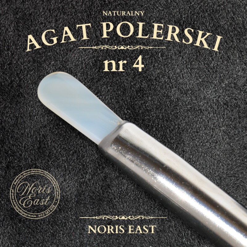 AGAT POLERSKI NR 4 – NATURALNY KAMIEŃ DO POLEROWANIA ZŁOCEŃ - NORIS EAST
