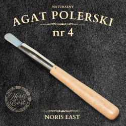 AGAT POLERSKI NR 4 – NATURALNY KAMIEŃ DO POLEROWANIA ZŁOCEŃ - NORIS EAST