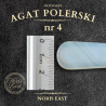 Agat polerski nr 4 – naturalny kamień do polerowania złoceń