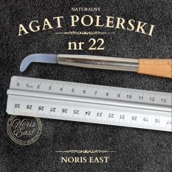 AGAT POLERSKI NR 22 – NATURALNY KAMIEŃ DO POLEROWANIA ZŁOCEŃ - NORIS EAST