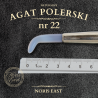 AGAT POLERSKI NR 22 – NATURALNY KAMIEŃ DO POLEROWANIA ZŁOCEŃ - NORIS EAST