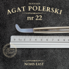 AGAT POLERSKI NR 22 – NATURALNY KAMIEŃ DO POLEROWANIA ZŁOCEŃ - NORIS EAST