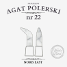 AGAT POLERSKI NR 22 – NATURALNY KAMIEŃ DO POLEROWANIA ZŁOCEŃ - NORIS EAST