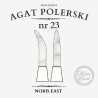 AGAT POLERSKI NR 23 – NATURALNY KAMIEŃ DO POLEROWANIA ZŁOCEŃ - NORIS EAST