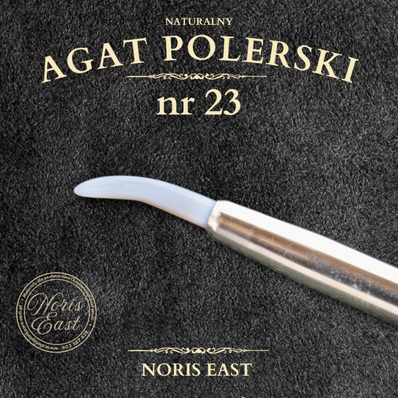 AGAT POLERSKI NR 23 – NATURALNY KAMIEŃ DO POLEROWANIA ZŁOCEŃ - NORIS EAST