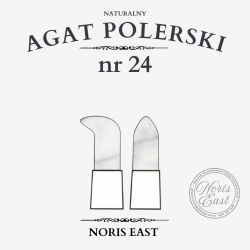 AGAT POLERSKI NR 24 – NATURALNY KAMIEŃ DO POLEROWANIA ZŁOCEŃ - NORIS EAST