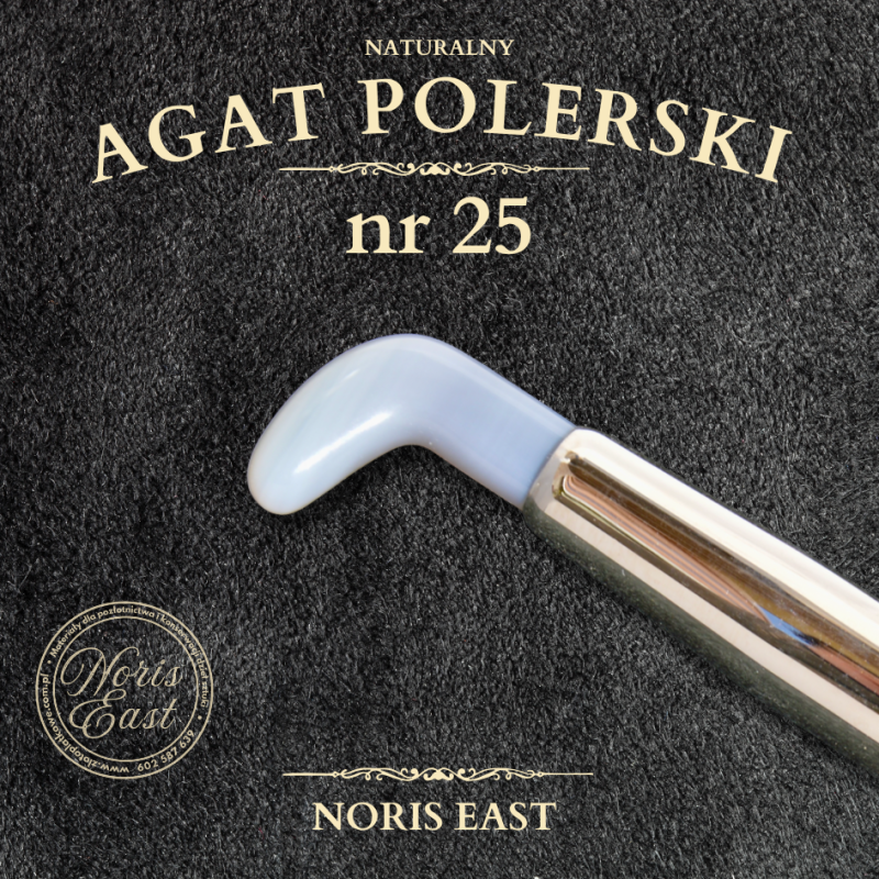 AGAT POLERSKI NR 25 – NATURALNY KAMIEŃ DO POLEROWANIA ZŁOCEŃ - NORIS EAST