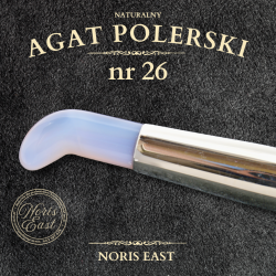 AGAT POLERSKI NR 26 – NATURALNY KAMIEŃ DO POLEROWANIA ZŁOCEŃ - NORIS EAST