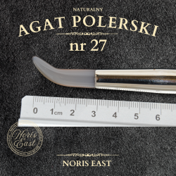 AGAT POLERSKI NR 27 – NATURALNY KAMIEŃ DO POLEROWANIA ZŁOCEŃ - NORIS EAST