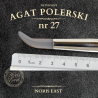 AGAT POLERSKI NR 27 – NATURALNY KAMIEŃ DO POLEROWANIA ZŁOCEŃ - NORIS EAST