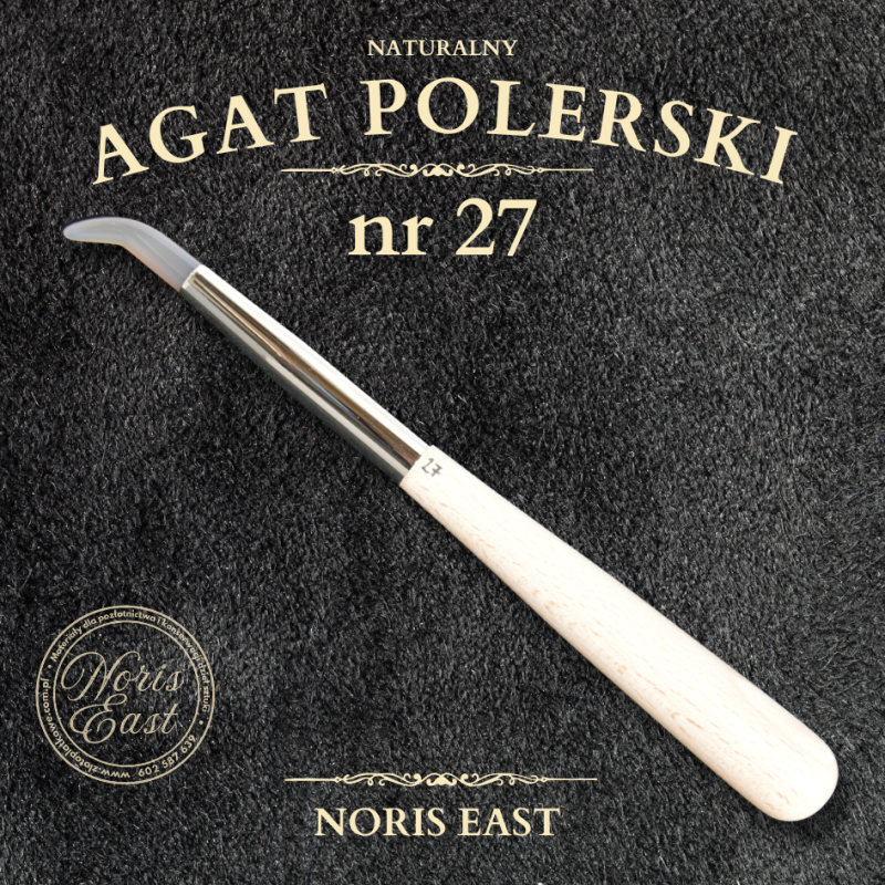 AGAT POLERSKI NR 27 – NATURALNY KAMIEŃ DO POLEROWANIA ZŁOCEŃ - NORIS EAST