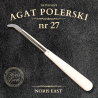AGAT POLERSKI NR 27 – NATURALNY KAMIEŃ DO POLEROWANIA ZŁOCEŃ - NORIS EAST