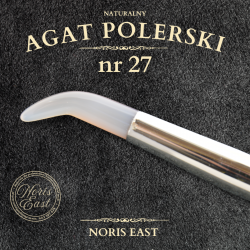 AGAT POLERSKI NR 27 – NATURALNY KAMIEŃ DO POLEROWANIA ZŁOCEŃ - NORIS EAST
