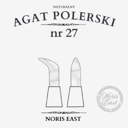 AGAT POLERSKI NR 27 – NATURALNY KAMIEŃ DO POLEROWANIA ZŁOCEŃ - NORIS EAST