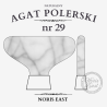 AGAT POLERSKI NR 29 – NATURALNY KAMIEŃ DO POLEROWANIA ZŁOCEŃ – NORIS EAST