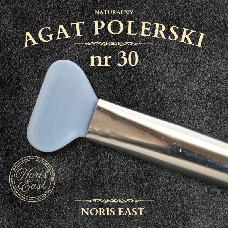 AGAT POLERSKI NR 30 – NATURALNY KAMIEŃ DO POLEROWANIA ZŁOCEŃ – NORIS EAST