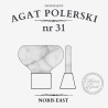 AGAT POLERSKI NR 31 – NATURALNY KAMIEŃ DO POLEROWANIA ZŁOCEŃ - NORIS EAST