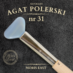 AGAT POLERSKI NR 31 – NATURALNY KAMIEŃ DO POLEROWANIA ZŁOCEŃ - NORIS EAST