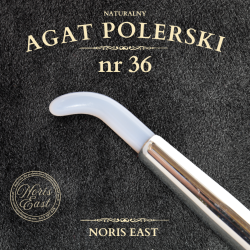 AGAT POLERSKI NR 36 – NATURALNY KAMIEŃ DO POLEROWANIA ZŁOCEŃ - NORIS EAST