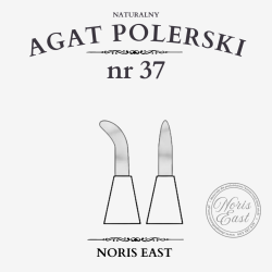 AGAT POLERSKI NR 37 – NATURALNY KAMIEŃ DO POLEROWANIA ZŁOCEŃ - NORIS EAST