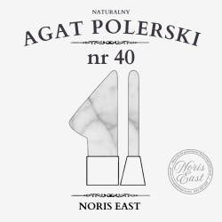 AGAT POLERSKI NR 40 – NATURALNY KAMIEŃ DO POLEROWANIA ZŁOCEŃ - NORIS EAST