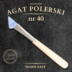 AGAT POLERSKI NR 40 – NATURALNY KAMIEŃ DO POLEROWANIA ZŁOCEŃ - NORIS EAST