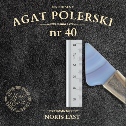 AGAT POLERSKI NR 40 – NATURALNY KAMIEŃ DO POLEROWANIA ZŁOCEŃ - NORIS EAST