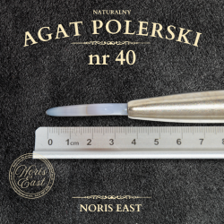 AGAT POLERSKI NR 40 – NATURALNY KAMIEŃ DO POLEROWANIA ZŁOCEŃ - NORIS EAST