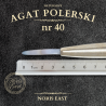 AGAT POLERSKI NR 40 – NATURALNY KAMIEŃ DO POLEROWANIA ZŁOCEŃ - NORIS EAST