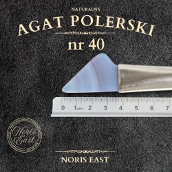 AGAT POLERSKI NR 40 – NATURALNY KAMIEŃ DO POLEROWANIA ZŁOCEŃ - NORIS EAST