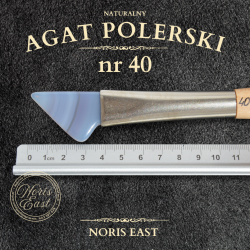 AGAT POLERSKI NR 40 – NATURALNY KAMIEŃ DO POLEROWANIA ZŁOCEŃ - NORIS EAST