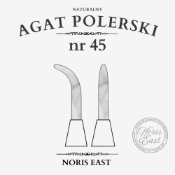 AGAT POLERSKI NR 45 – NATURALNY KAMIEŃ DO POLEROWANIA ZŁOCEŃ - NORIS EAST