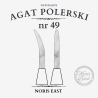 AGAT POLERSKI NR 49 – NATURALNY KAMIEŃ DO POLEROWANIA ZŁOCEŃ - NORIS EAST