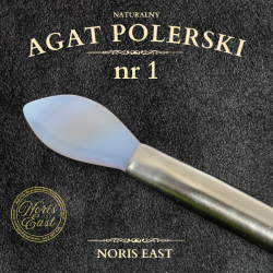 AGAT POLERSKI NR 1 – NATURALNY KAMIEŃ DO POLEROWANIA ZŁOCEŃ - NORIS EAST