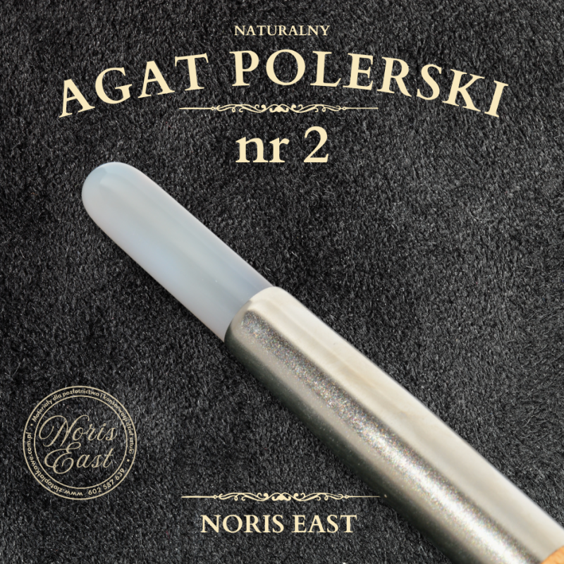AGAT POLERSKI NR 2 – NATURALNY KAMIEŃ DO POLEROWANIA ZŁOCEŃ - NORIS EAST