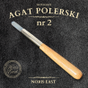 AGAT POLERSKI NR 2 – NATURALNY KAMIEŃ DO POLEROWANIA ZŁOCEŃ - NORIS EAST