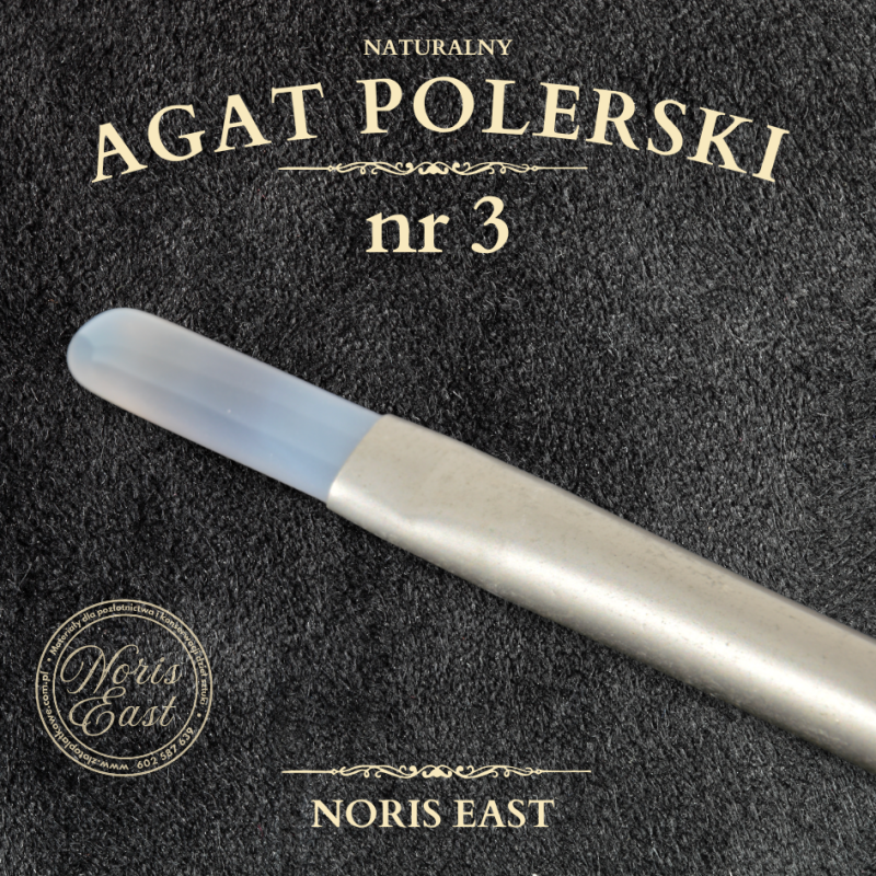 AGAT POLERSKI NR 3 – NATURALNY KAMIEŃ DO POLEROWANIA ZŁOCEŃ - NORIS EAST